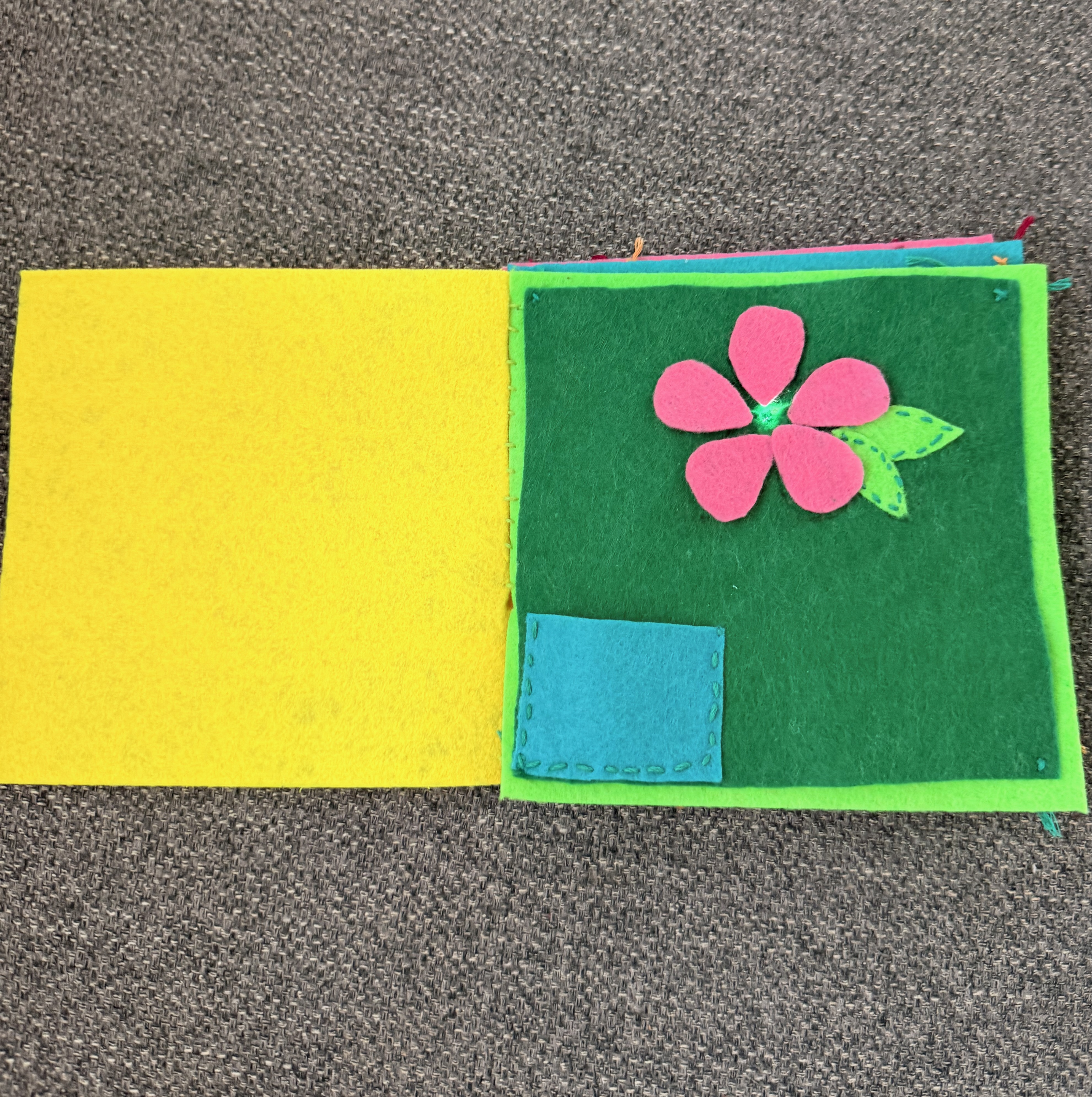 Circuit integration showing electronic connections.